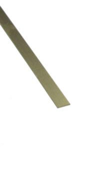 Brass Strip - 1/4" Wide, 0.032" Thick, 12" Long #8240